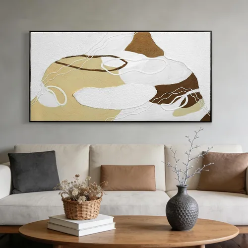Miniatura 11 de Arte de pared enmarcado de playa, Cuadros para Sala Elegantes y Modernos Dormitorios, Pinturas grandes hechas a mano, Sala de estar, apartamento