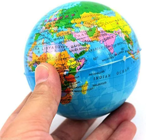 Miniatura 3 de Mini bolas de estrés de globo exprimible de 2.48 pulgadas, bolas de alivio de tensión, recuerdo de fiesta, bola de globo de PU suave