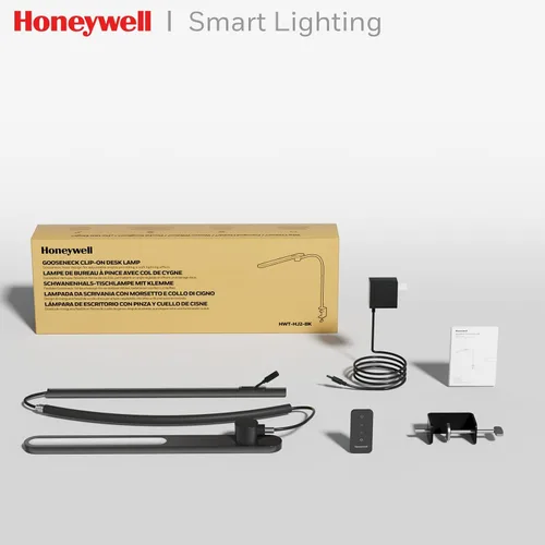 Miniatura 9 de Honeywell HJ2 Sunturalux™ Lámpara de escritorio LED con abrazadera, luz CRI≥97 de espectro completo, 3 modos de color y atenuación continua, cuello