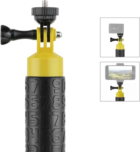 Miniatura 4 de SOONSUN Empuñadura flotante impermeable para GoPro Hero 13 12 11 10 9 8 7 6 5 4 3+ 2, Sesión, Fusion, Max, SJCAM, AKASO, DJI Osmo Action