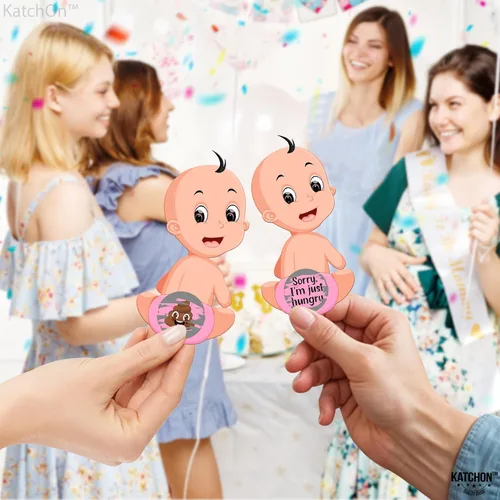 Miniatura 4 de KatchOn, Juego de rascar para baby shower para invitados, 50 tarjetas, juego de rascar para bebés, juegos de revelación de género para invitados