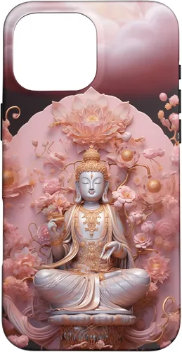 Miniatura 19 de iPhone 16 Pink Buddha - Lotus Flower - Spiritual Buddhism Buddhist Case