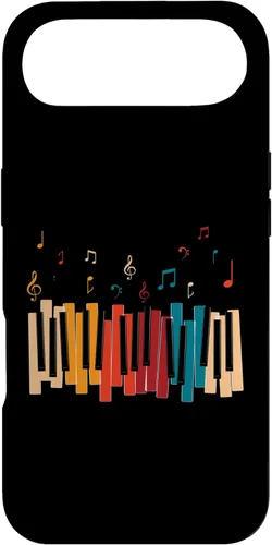 Miniatura 27 de iPhone 11 Pro Notas de Música Teclado Colorido Piano Case