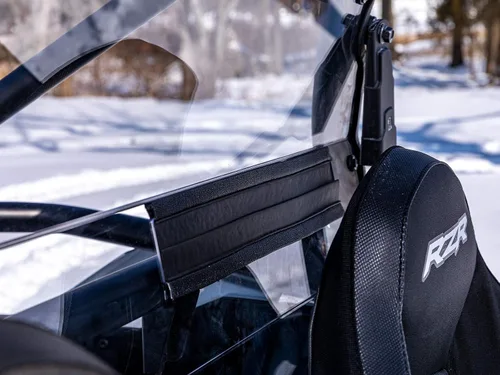 Miniatura 3 de SuperATV Parabrisas trasero resistente para Polaris RZR Trail 900 / S 900 / S 1000 2021+ Policarbonato de 1/4 pulgadas de grosor 250 veces más