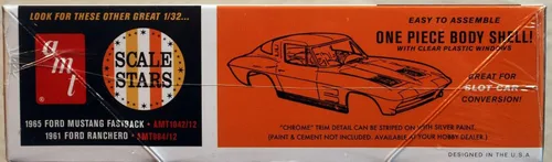 Miniatura 3 de AMT 1963 Chevy Stingray Corvette Kit de modelo a escala 1:32