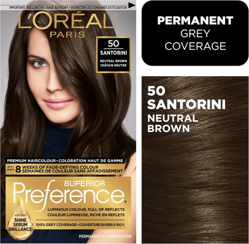 Miniatura 27 de L'Oreal Paris Superior Preference Fade-Defying + Shine - Tinte permanente para el cabello, rubio rosado medio 8RB, paquete de 1, tinte para el 8RB