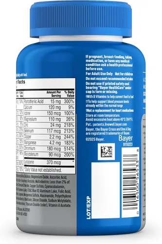 Miniatura 9 de One A Day Multivitaminas para hombres de más de 50 años, suplemento con A, C, D, E y zinc para la salud inmunológica*, calcio y más, 100 tabletas