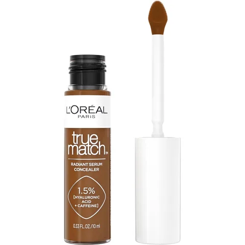 Miniatura 19 de L'Oreal Paris True Match - Corrector de suero radiante, corrector iluminador debajo de los ojos con 1.5% de ácido hialurónico y cafeína, C3, 0.33