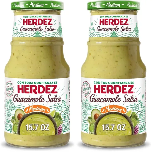 Miniatura 3 de HERDEZ Jarra de salsa de guacamole suave, 32 onzas (paquete de 2)