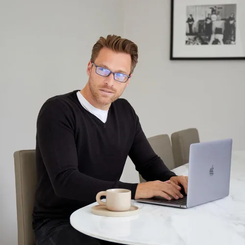 Miniatura 3 de OPULIZE SEE Gafas de Lectura con Bloqueo de Luz Azul para Mujeres y Hombres, Marco Estrecho, Bisagras de Resorte, Gafas para Computadora