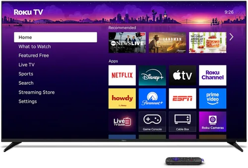 Miniatura 15 de Roku Smart TV 2025 – Serie Pro de 55 pulgadas, TV Mini-LED – RokuTV con Control Remoto por Voz Retroiluminado Pro – Televisión 4K QLED de Pantalla