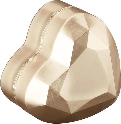 Miniatura 4 de Caja de regalo de anillo en forma de corazón con luz LED, caja de joyería de terciopelo con luz, caja de exhibición de joyas para boda, compromiso