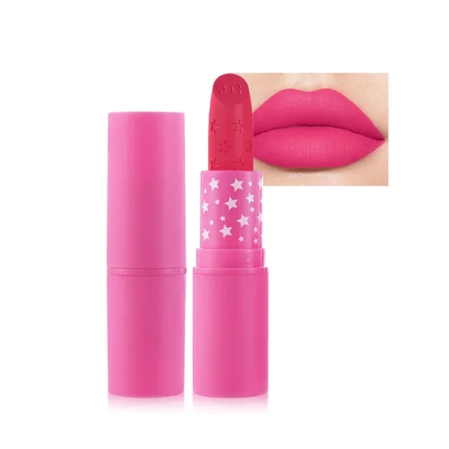 Miniatura 9 de Lápiz labial impermeable mate, pintalabios aterciopelados, cremoso de larga duración, suavizado antiadherente, colores sexys, tinte labial con cera