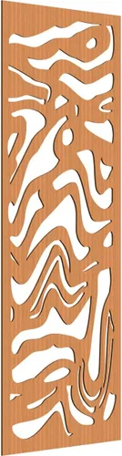 Miniatura 32 de 9 3/8"W x 24 3/8"H x 1/4"T Northfield Decorativos Paneles de Pared de Madera Calado, Abedul