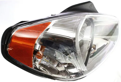 Miniatura 6 de KarParts360: Para 2007 Hyundai Accent faro Asamblea lado del conductor w/bombillas para HY2502137