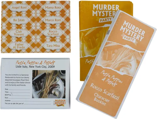 Miniatura 3 de Juego de mesa Murder Mystery Party Pasta, Passion & Pistols