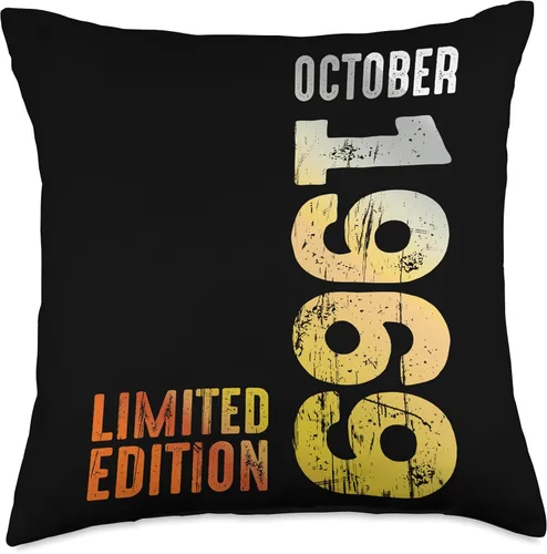 Miniatura 4 de Since October 1969 Retro 1969 Vintage 1969 October Throw Pillow