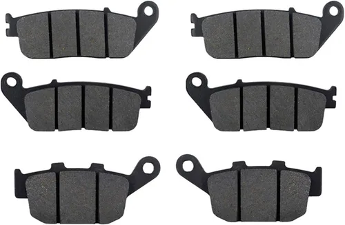 MAKUTU Disc Brake Pads Motorcycle Front and Rear Brake Pads for Kawasaki KLE650 for Versys LT (ABS) 2015 KLE 650 Accessories (Color : Front and Rear)