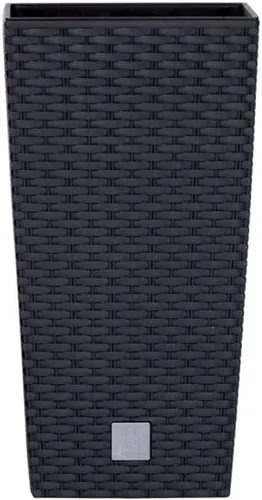 Miniatura 4 de Prosper Plast DRTS300-S433 Rato - Maceta cuadrada, 11.3 x 11.3 x 21.7 in, antracita, 11.3 x 11.3 x 21.7 in