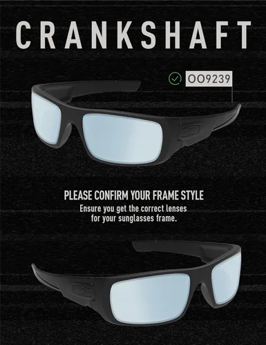 Miniatura 3 de ToughAsNails 2 pares de lentes polarizadas de repuesto para Oakley Crankshaft OO9239 Pack