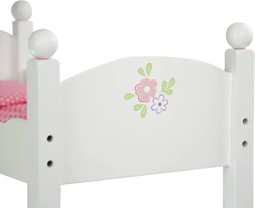 Miniatura 9 de Doble litera Teamson de lunares, de princesa, de 18" , 18", Blanco