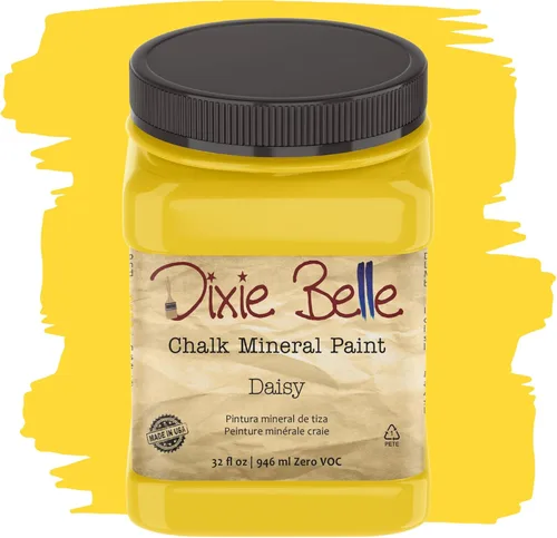 Miniatura 64 de Dixie Belle Paint Company - Pintura con acabado de tiza para muebles, color negro (Caviar), 1 galón, 128 fl oz, pintura mineral color rosa intenso