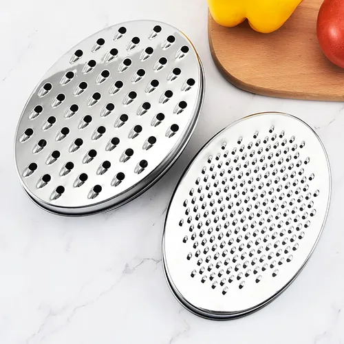 Miniatura 7 de Rallador de queso de acero inoxidable con recipiente de almacenamiento hermético, rallador de caja para cocina, triturador para parmesano, queso