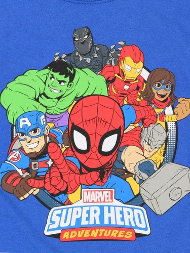 Miniatura 6 de Marvel Super Hero Adventures - Camiseta de manga corta para niños