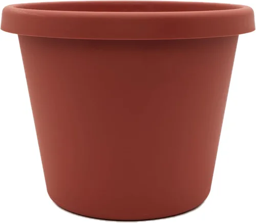 Miniatura 41 de The HC Companies Maceta redonda de plástico Prima con borde enrollado - Maceta para flores ligera y resistente a los rayos UV para hierbas y más