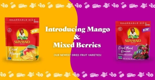 Miniatura 5 de Sun-Maid Bayas Mixtas Deshidratadas – Bolsa Resellable de 15 oz – Arándanos Rojos Secos, Cerezas, Arándanos Azules – Snacks Navideños y Tablas