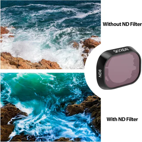 Miniatura 2 de SKYREAT Juego de filtros ND para accesorios DJI Mini 4 Pro, paquete de 6 (CPL, UV, ND8, ND16, ND32, ND64)
