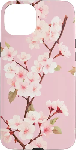 Miniatura 9 de Funda rosa pastel con patrón Japanese Cherry Blossom Floral Flower para iPhone 14 Pro