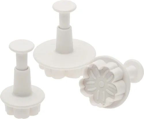 Miniatura 12 de Ateco Juego de 3 cortadores de flores de pasta de azúcar