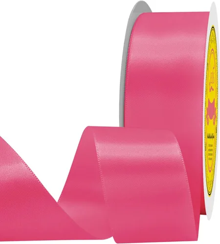 Miniatura 192 de Cinta de satén blanca antigua de doble cara de 1-1/2 pulgadas x 50 yardas, cinta de poliéster para envolver regalos, día de San Valentín, bodas