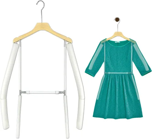 Forma de vestido, maniquí de ropa ajustable, maniquí colgante de metal para mujer, maniquíes ajustables para colgar blusas de mujer, faldas y otras