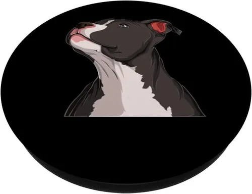 Miniatura 2 de American Pit Bull Pitbull Terrier - Cabeza de perro canina PopSockets intercambiables