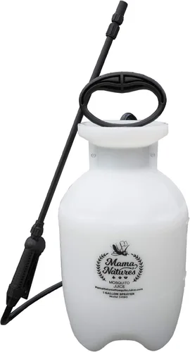 Mama Nature's Mosquito Juice Pulverizador de bomba de 1 galón | Fabricado en Estados Unidos | Uso para césped, plantas, riego, maleza, plagas y