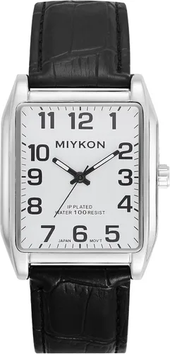 Miniatura 21 de Miykon Vintage Watches for Men – Classic Tank Square Analog Watch with Genuine Leather Wrist Strap, Mens Dress Watches – Japanese Quartz, Waterproof