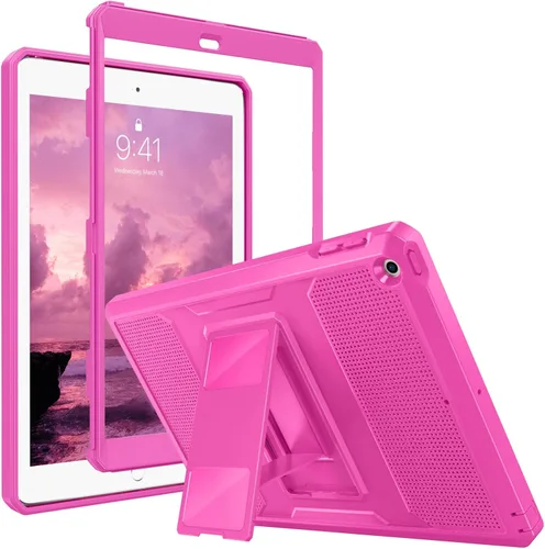 Miniatura 26 de MoKo Funda Compatible con iPad 9.7 de 2018/2017 6ª/5ª Generación - [Resistente] Funda Híbrida Protectora de Cuerpo Completo a Prueba de Golpes