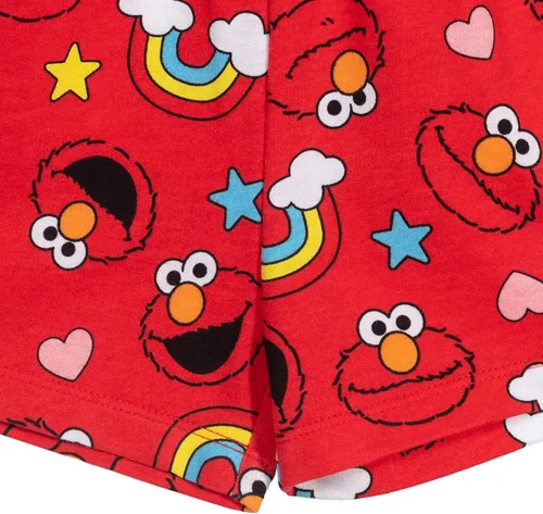 Miniatura 6 de Sesame Street Elmo - Mameluco de rizo francés con volantes para niñas