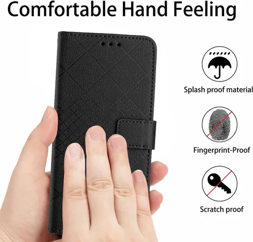 Miniatura 2 de Funda compatible con smartphone Aquos Wish1, compatible con teléfono inteligente Aquos Wish2 5G Kickstand Flip Card Slots PU Leather Phone Cover