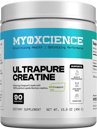 Miniatura 8 de MYOXCIENCE Creapure® Monohidrato de creatina Respalda la fuerza y la masa muscular, la cognición y la masa corporal magra Sin sabor 60 porciones