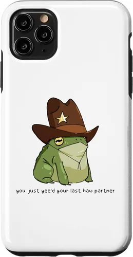 Miniatura 13 de Funny You Just Yee'd Your Last Haw Partner Cowboy Frog Meme - Funda para iPhone 17