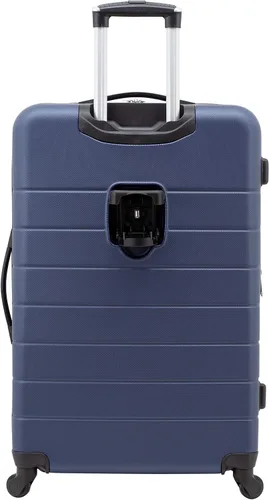Miniatura 11 de Wrangler - Juego de piezas de equipaje inteligente con portavasos y puerto USB, Azul marino