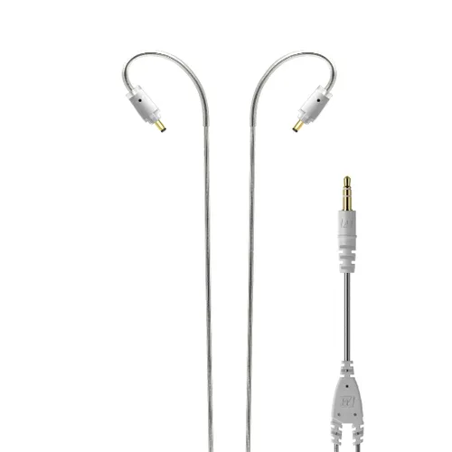 Miniatura 8 de MEE audio MX PRO Series M6 PRO 72 pulgadas Cable de audio estéreo de longitud extendida (transparente)