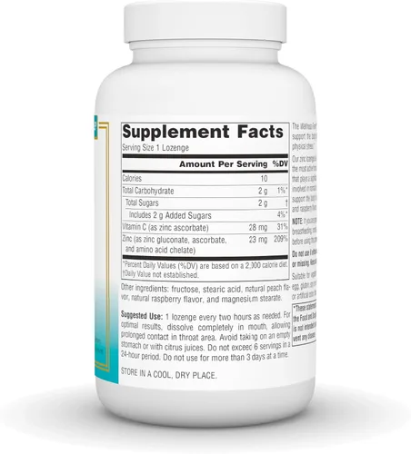 Miniatura 2 de Source Naturals Pastillas de zinc Wellness - 60 pastillas