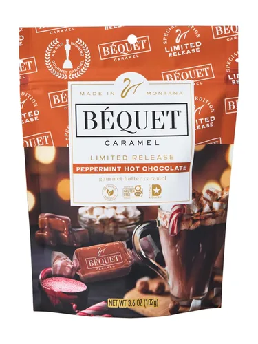 Miniatura 14 de Béquet Caramel - Caramelo gourmet de butterscotch salado - Caramelo envuelto individualmente - Caramelo gourmet de sal marina - Hecho en Montana