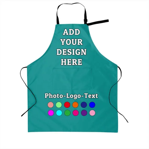 Miniatura 36 de Delantal personalizado para adultos, delantales personalizados con bolsillos, añade tu logotipo y foto, delantal impermeable ajustable personalizado