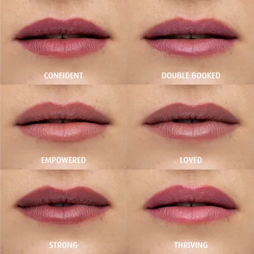 Miniatura 5 de Lune+Aster Lápiz labial PowerLips: formulado con aceite nutritivo de jojoba, vitamina E y aceite de semilla de girasol, la textura cremosa y ligera