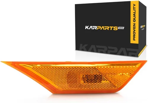 KarParts360: Para Honda Civic 2016 2017 2018 Conjunto de luz de marcador lateral lado del pasajero con bombillas sustituye HO2551127 certificado CAPA